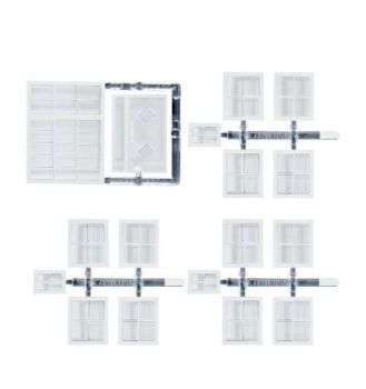 HER053228 - Fenêtres et portes pour maison préfabriquée