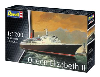 REV05806 - Navire Queen Elizabeth II à assembler et à peindre