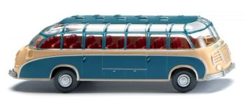 WIK073005 - SETRA S8 bus - Beige et bleu azur