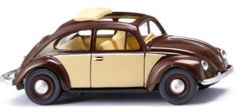 WIK079433 - VOLKSWAGEN Beetle 1200 avec toit pliant Marron et Ivoire