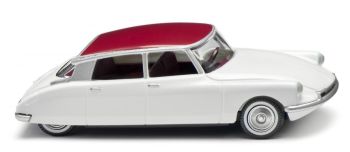 WIK080713 - CITROEN ID 19 Blanc et toit rouge rubis
