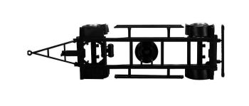 HER080835 - Chassis de remorque avec essieux 7.45m