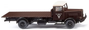 WIK084602 - Camion-plateau HANOMAG Spedition Hamacher