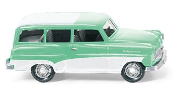 WIK085006 - OPEL Caravan 1956 vert avec toit blanc