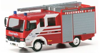 HER097451 - MERCEDES BENZ Atego 96 LF8  6 Fraport rouge