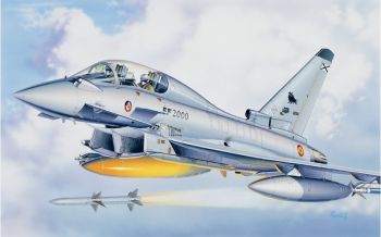 ITA0099 - Avion de chasse EF-2000 Eurofighter Twin Seater à assembler et à peindre