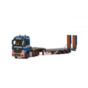WSI01-1775 - MERCEDES-BENZ Actros 6x4 avec porte engins 3 essieux SEELAND