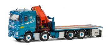 WSI01-2509 - VOLVO FH4 Sleeper Cab porteur plateau 8x2 PERSSONS KRANBILAR