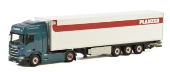 WSI01-2543 - SCANIA R Highline CR20H 4x2 avec remorque frigo 3 Essieux PLANZER