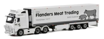 WSI01-2823 - VOLVO FH3 Gl XXL 6x2 avec remorque frigo 3 Essieux FLANDERS MEAT TRADING