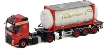 WSI01-3008 - VOLVO FH04 GL 4x2 avec porte container 3 Essieux et container DEN HARTOGH