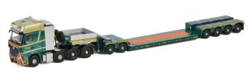 WSI01-3248 - MERCEDES Actros MP4 SLT 8x4 avec porte engins 2+4 Essieux BOLK Transport