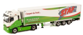 WSI01-3432 - RENAULT T High 4x2 avec remorque frigo 3 essieux STAF