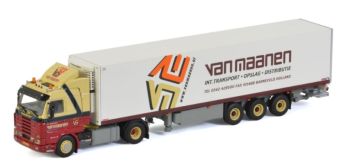 WSI01-3484 - SCANIA R143 4x2 avec remorque frigo 3 Essieux VAN MAANEN