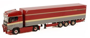 WSI01-3512 - SCANIA S Highline CS20H 4x2 avec remorque 3 Essieux FAASSE Transport