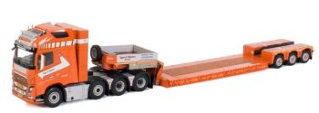 WSI01-3560 - VOLVO FH4 Gl. XL 8x4 avec porte engins NOOTEBOOM 3 Essieux TAGE E. NIELSEN