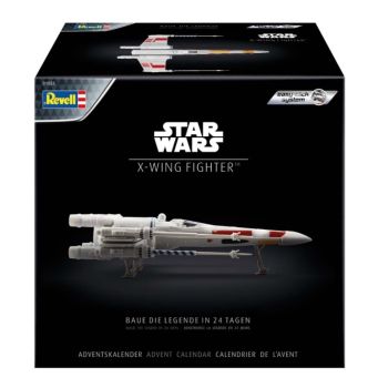 REV01035 - Calendrier de l'avent 2021 - X-WING Fighter STAR WARS avec peinture à assembler