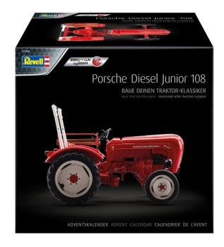 REV01036 - Calendrier de l'avent 2021 - PORSCHE Junior 108 avec peinture à assembler