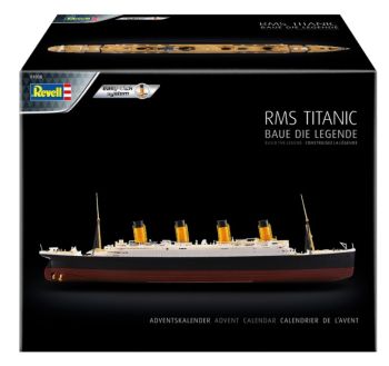REV01038 - Calendrier de l'avent 2021 - RMS Titanic avec peinture à assembler