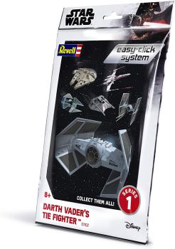 REV01102 - Easy-Click Tie Fighter DARK VADOR STAR WARS à assembler et à peindre