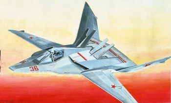 ITA0162 - Avion de chasse MIG-37 B Ferret E à assembler et à peindre