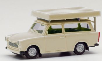 HER024181-002 - TRABANT 601S Universal avec tente de toit Blanc nacré