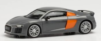 HER028516-002 - AUDI R8 V10 Plus gris et orange