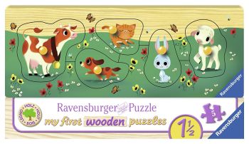 RAV03235 - Mes premiers puzzles en bois - Mes amis les animaux