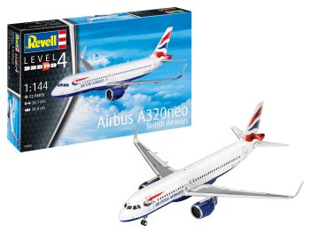 REV63840 - Model Set AIRBUS A320 Neo British Airways à assembler avec peinture