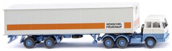 WIK052705 - HANOMAG Henschel 6x4 avec porte container 2 Essieux HENSCHEL FRUEHAUF
