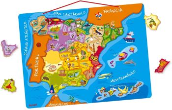 JAN05527 - Carte magnétique d'Espagne