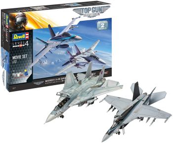 REV05677 - Coffret de cinéma Top Gun 2 peinture et colle inclus à assembler et à peindre