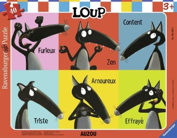 RAV061662 - Puzzle 40 Pièces Le loup qui apprivoisait ses émotions