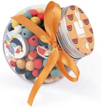 JAN06669 - Pot de perles Oiseaux Toucan