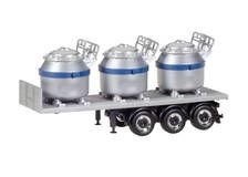 HER076838-002 - Semi plateau 3 essieux avec 3 cuves