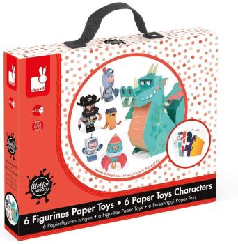 JAN07778 - Kit créatif : Figurines Paper toys