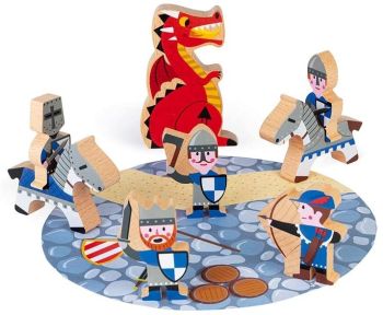 JAN08581 - Set de chevaliers en bois