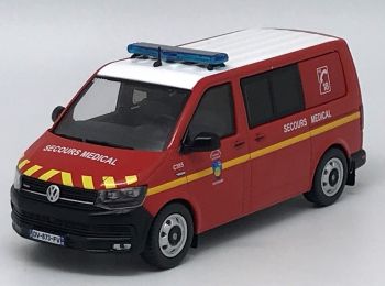 ODE086 - VOLKSWAGEN T6 Pompier SDIS06 – Édition Limitée à 504 ex.