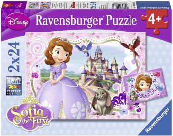 RAV090860 - Puzzle 2x24 Pièces L'aventure royale de Princesse Sofia