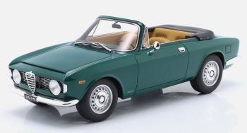 MITICA100088 - ALFA ROMEO Giulia 1600 GTC Cabriolet ouvert 1964 vert
