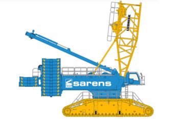 NZG1029/02 - Grue sur chenilles LIEBHERR LR 11000 SARENS