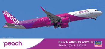 HAW10850 - Avion AIRBUS A321LR Peach à assembler et à peindre