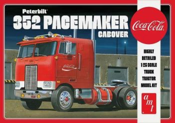 AMT1090/06 - PETERBILT 352 Pacemaker Cabover 6x4 COCA COLA à assembler et à peindre