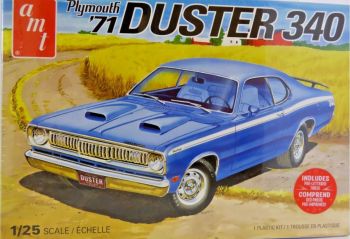 AMT1118M/12 - PLYMOUTH Duster  340 1971 à assembler et à peindre