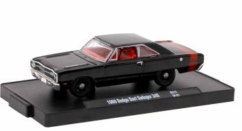 M2M-11228-111-A - DODGE Dart Swinger 340 1969 Noir et rouge sous blister