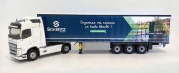 ELI117085 - VOLVO FH 4x2 avec remorque 3 essieux SCHERTZ