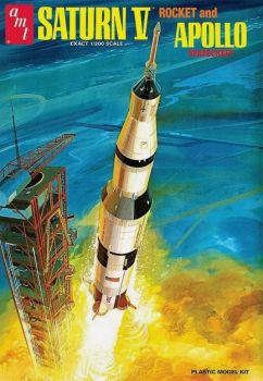 AMT1174/12 - Fusée Saturne V avec capsule Apollo à assembler et à peindre