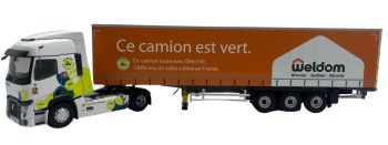 ELI118063 - RENAULT T 4x2 2021 avec remorque 3 Essieux WELDOM Transport Oleo 100