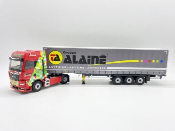 ELI118140 - MAN TGX GX 4x2 avec remorque bâchée 3 Essieux – Groupe ALAINE