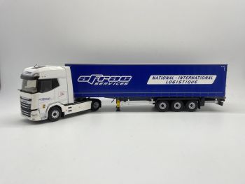 ELI118172 - DAF XG+  Tautliner  4x2 avec remorque 3 Essieux – AFRAC SERVICES